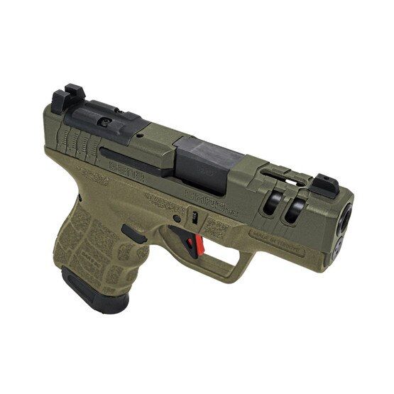SAR USA SAR9 Gen2 Subcompact 9mm Pistol with pistol sights for enhanced accuracy.